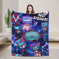 H-Hazbins H-Hotels Vox 2 Gift Blanket For Men Women Cozy Soft  Throw Blankets for Living Room 50x60 Inches Multi-size 75X95CM