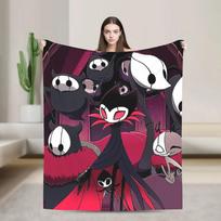 Hollow Knight The Night Blanket  Soft Warm Plush Throw for Kids Couch Chair Bed  Flannel Blanket Cover 75X95CM