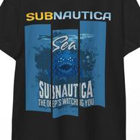 Subnautica T Shirt Gamer Unisex, Video Game Graphic Tee, Sci Fi Ocean Adventure Shirt, Gaming Merch Gift for Fans, Cool Style Top Streetwear S