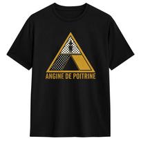 Vintažiniai Krūtinės Anginos Marškinėliai Unisex Apvalia Kaklo Iškirpte Medvilniniai Marškinėliai Trumpomis Rankovėmis T-shirt Dovanų Idėja Drabužiai S įvairiaspalvis