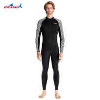 Quick-Dry UV-Protective Full-Body Wetsuit Diving Surfing Swimming Snorkeling Water Sports Men Women XS