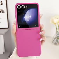 Plastic Skin Feel Protective Phone Case for Samsung Galaxy Z Flip 6 5  Flip6 Flip5 5G Large Window Hard Shell Anti Fall Cover Galaxy Z Flip5