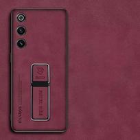 Redmagic 10 Air avikailio odos telefono dėklas, skirtas ZTE Red Magic 10 Pro+ matinis silikoninis buferis su atrama-laikikliu galinis dangtelis Red Magic 9 Pro+ raudona