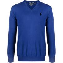 Polo Ralph Lauren Pony Logo Embroidered V-Neck Pullover Long Sleeve Knit Sweater Men sweater MNPOSWE16820315-400 S