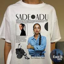 SADE Poster T-Shirt v3: Vintage Music Style Retro 80s 90s Graphic Tee S