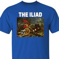 The Iliad By Homer Ancient Greek Trojan War Achilles and Hector T shirt M