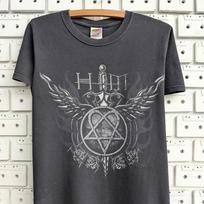 Vintage 00s HIM T shirt Ville Valo Gothic Metal Alternative Rock Emo Finnish Band Merch Tee Size S S