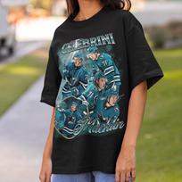 Macklin Celebrini Shirt Vintage San Jose Sharks NHL Fan Hockey Design Retro Bootleg Gift Classic Graphic Tee Unisex T-Shirt Limited Edition M