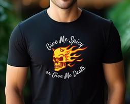 Spicy Skull T-Shirt: Hot Sauce Lover Gift M