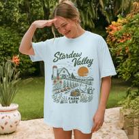 Stardew Valley Farm Life T-shirt Cozy Gaming Gamer Girl Gift Indie Game Merch Pelican Town Stardew Gifts S