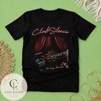 Mulholland Drive Club Silencio T-Shirt, David Lynch Neo Noir Tee, Cinephile Fan Apparel XL