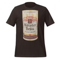 Retro Beer T-Shirt, Meister Brau Logo (Unisex Cotton Tee) 3XL
