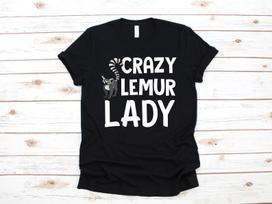 Crazy Lemur Lady T-Shirt, Funny Lemur Tee, Tank Top, T-shirt, T-shirt,T-shirt, Kids Tee Apparel Gift XL