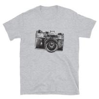 Retro Camera T-Shirt: Old School Pop Culture Unisex Tee L