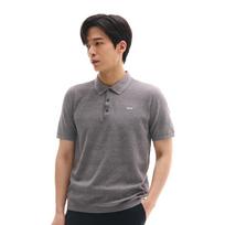 Louis Castel Men'S Summer Muted Tone Simple Collared Short Sleeve Sweater See Notation/095