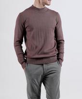 Panicalle Herringbone Ribbed Viscose Blend Sweater [2 Colors] Brown/S