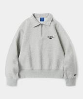 Columbia University Sig Arch Logo Women Fleece H/Zip Sweatshirts M Gray Umg/Free