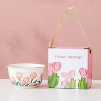 Jinzhi Xing 4.5-inch Tulip Ceramic Bowl