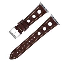 For Apple Watch With Apple Iwatch Connector Stainless Steel Pin Buckle Sheepskin Watch Strap