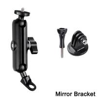 For Gopro Motorcycle Support Ram Mount Motorcycle Go Pro Handlebar Mount Bicycle Holder Bracket Sports Camera Support Gopro Moto mirror bracket