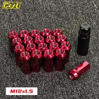 M12x1.5 M12*1.25 20pcs Racing Wheel Nut Wheel Lug nut Aftermarket Accessories Red M12-1.5