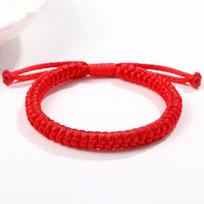 Tibeto budizmo laimės apyrankė Unisex pintas reguliuojamas Karaliaus Kong mazgas Raudonos virvutės apyrankės vyrams moterims porai Pulsera A2