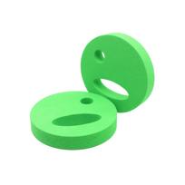 Pair of Aerobics Hand Float Boards with Foam for Pool Fitness one size žalia