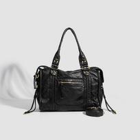 French Vintage Motorcycle Bag - Single Shoulder Crossbody Bag - Tote Bag - Women's Large Capacity Bag juoda