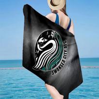 Swansea City Afc Crest Microfiber Beach Towel, Lightweight And Quick-Dry, for Summer Travel, Beach Essential, Swimming Pool 70cmx140cm(27x55inch)