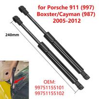 2Pcs 99751155101 Car Front Bonnet Engine Hood Gas Struts Lift Support Rods for Porsche 911 997 Boxster Cayman 987 2004-2013