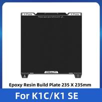 Creality K1C Epoxy Resin Build Plate 235 X 235mm High Strength and Wear Resistance Original for K1C/ K1 SE 3D Printer Accesoires For K1C K1 SE