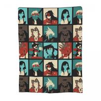Final Fantasy Seven Blanket Velvet Decoration Breathable Super Soft Throw Blanket for Bedding Bedroom Bedspread Size: 75*100cm, Weight: 230 GSM