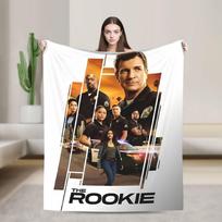 The Rookie TV Show Soft Blanket Travel Office Plush Bedding Throws Funny Couch Chair Flannel Bedspread Sofa Bed Cover Size: 75*100cm, Weight: 230 GSM