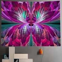 Psychedelic Mandala Art Tapestry Hippie Boho Decor Backdrop Large Size Bed Sheet Sofa Blanket Room Aesthetic Decor Home Decor 100X70CM