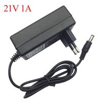 12.6V 2A 21V 1A 18650 Lithium Battery Charger For 12V 18V Screwdriver Wrench Li-ion Battery Pack DC 5.5mm * 2.1mm 2.5mm Input EU