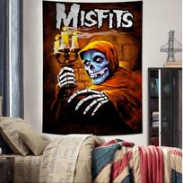 Misfits Hot Printed Large Wall Tapestry Indian Buddha Wall Decoration Witchcraft Bohemian Hippie Wall Art Decor 100X70CM