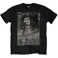 Official Licensed David Bowie Ziggy Live T Shirt Rock Aladdin Sane S