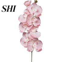Flowers 8 Heads Artificial Flower Non-fading Easy Care Simulation Decorative Imitation Phalaenopsis Wedding Home Hotel Decor Fake šviesiai rausvos spalvos