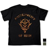 Mobile Suit Gundam Zeon Faded Print TShirt Black Cospa Japan Limited New Pre M