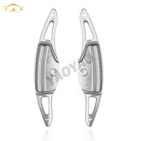 2pcs Car Steering Wheel Paddle Shifter Gear Shift Extension For Hyundai Santa Fe SantaFe HEV MX5 2023 2024 sidabras