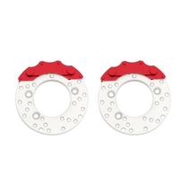 TRX-4 Portal Axle Housing Brass Weight Upgrade Parts Black Electrophoresis for 1/10 RC Crawler Car Traxxas TRX4 TRX6 brake disc