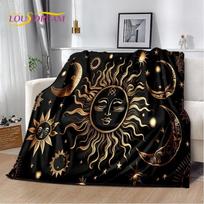 Paslaptinga Tarot Saulės Mėnulio Mandala Magiška Minkšta Flanelinė Antklodė Lovoms Miegamajam Sofai Iškylai, Metama Antklodė Lauko Poilsiui Dovana 75X95CM
