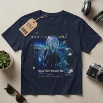 SCREAM.EXE Frutiger Aero Shirt, Webcore Graphic Tee, Scenecore Y2K Aesthetic, Windows Vista Inspired Art, Digital Nostalgia T-Shirt L