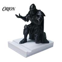 Mystery Style Desk Accessory 3D Printed Knight Pen Holder, Kneeling Stand, Exquisite Premium Quality Display Stand Sculpted Statue, Creative Organizer juoda