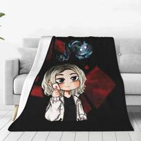 Cute Chishiya Anime Blanket Cover Alice In Borderland Flannel Throw Blankets Soft Warm Decor for Beds Summer AC 75X95CM