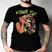 Men's and Women's T-shirts Stephen Curry Draymond Green Rudy Gobert Night Night Custom Design Graphic Tee S įvairiaspalvis