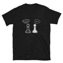 En Passant Pawn Chess Pieces Chess Player Unisex T-Shirt S įvairiaspalvis