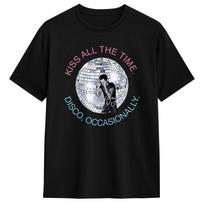 Unique Harry Style Kiss All The Time Disco Occasionally Disco Ball Love On Tour TShirts Men Cotton T Shirt Short Sleeve Tees S įvairiaspalvis