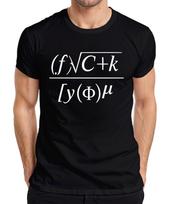 Math Formula Science Nerd Gift Students Physics Engineering Men's T-Shirt S įvairiaspalvis
