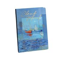 Impressionist Monet Binder Notebook A5 Size Art Binder Claude Monet Art Notebook Loose Leaf 20 Holes Refillable Notebook System Notebook Stylish